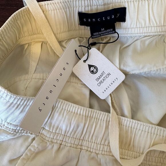 Women’s Sanctuary Cream Cargo Pants size M, NWT - Picture 8 of 10